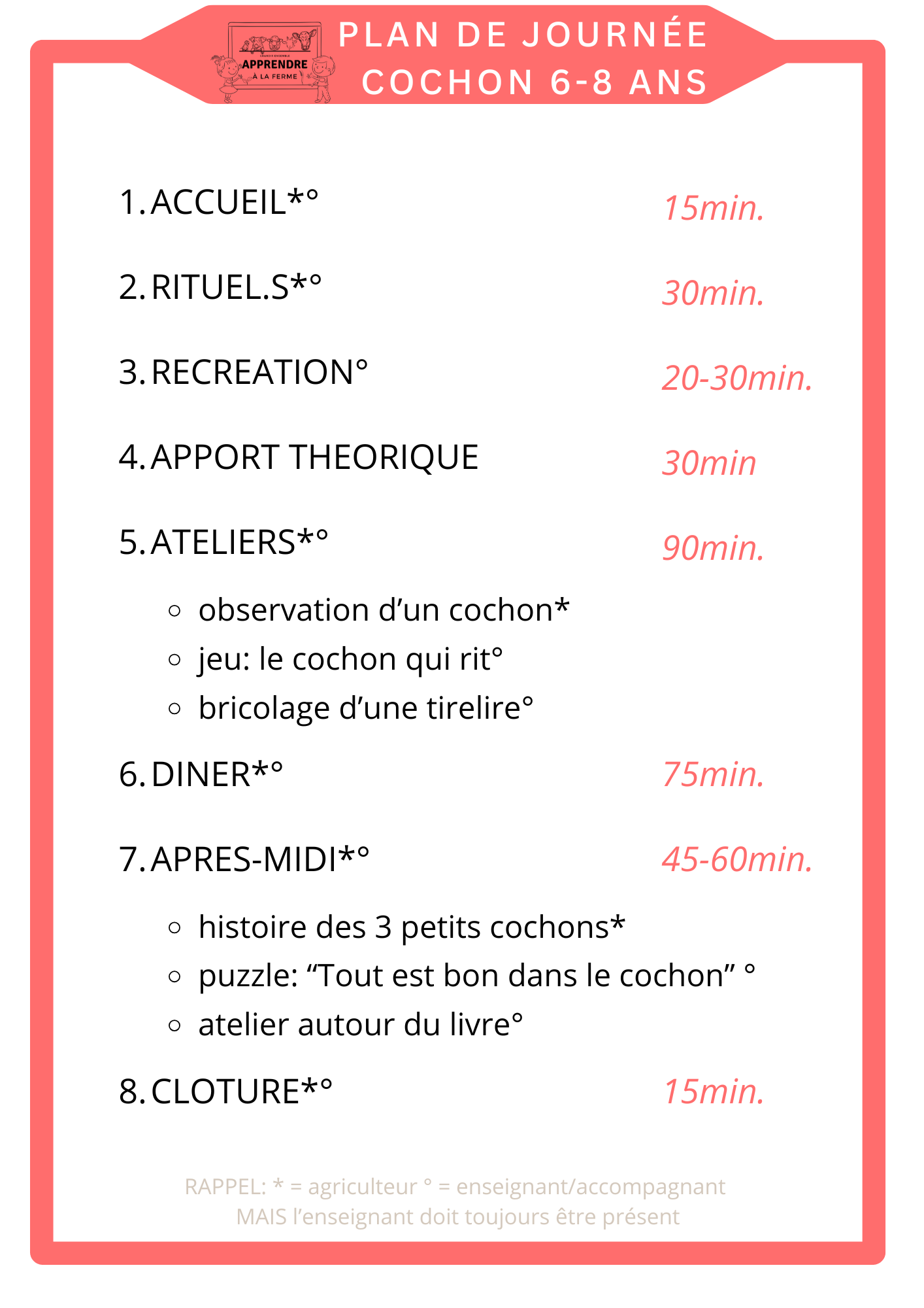 Le cochon 6-8 ans OK
